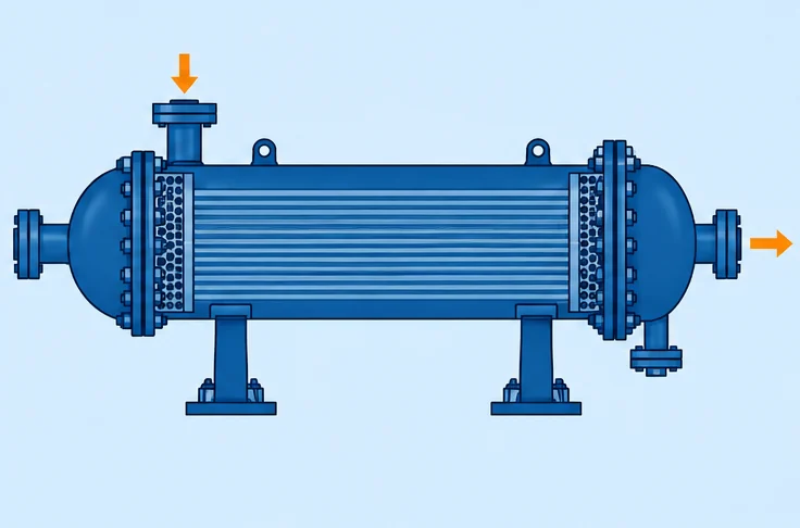 Illustration of Heat Exchanger Repair