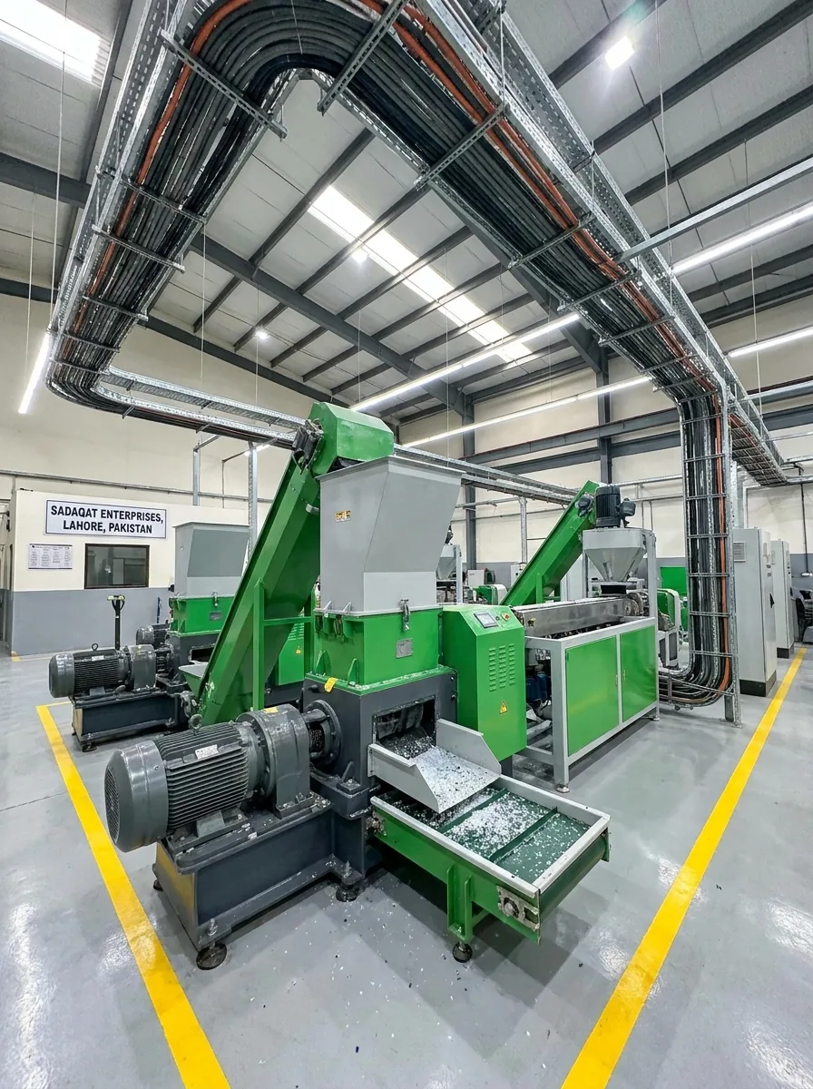 PVC Recycling Plant Installation
